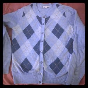 New York & Company blue cardigan